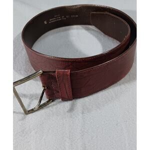 Men’s Brown Full Grain Leather Belt Size 36 Classic Western Dress Casual cowboy